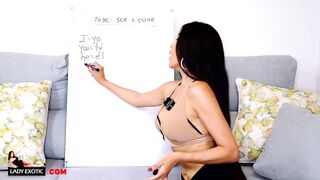 Hottest Hispanic sluts Teaches you Spanish