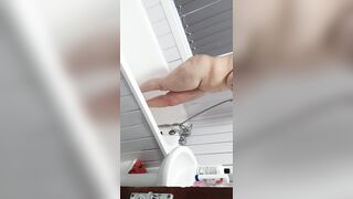 Step Milf French Banged and Cumshot into the Toilet with Step Son