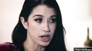 Dark Hair fucks late husbands twinbrother