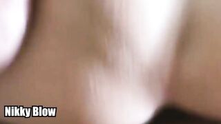 pov closeup sex inside missionary and doggy till cum in