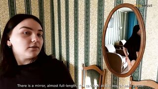 Девушка испортила оргазм в российском отеле. (минет, удары яиц)