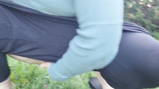 Rough Short Piss on Morning Walk