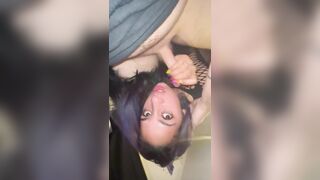Amateur Puerto Rican Gf Gets Facefucked an Takes Facial