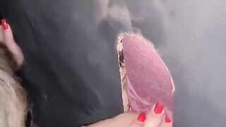 Kelly Pivetinha sucking off pirokas at the prime party