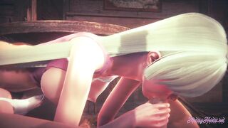 Seven Deadly Sins Cartoon 3D - Elizabeth Liones Oral Sex &