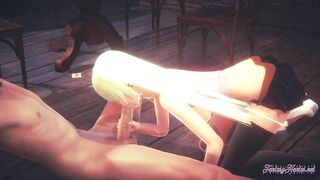 Seven Deadly Sins Cartoon 3D - Elizabeth Liones Oral Sex &