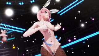 【MMD R-barely legal DANCE】MIKA CHAN SWEET SEXSUAL BEAUTY BUNNY PAYING DEBT 強烈な浸透の甘い喜び [MMD]