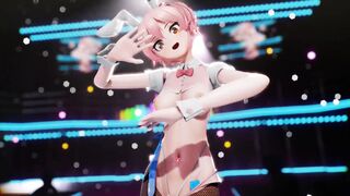 【MMD R-barely legal DANCE】MIKA CHAN SWEET SEXSUAL BEAUTY BUNNY PAYING DEBT 強烈な浸透の甘い喜び [MMD]