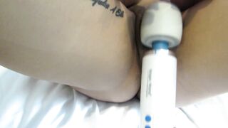 Having Fun with Vibrators , I Boned my Lusty Stepsister Butt and Snatch with Sex Toy's
