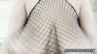 Helen Star inside BodyStockings and Incredible Sexy High Heels