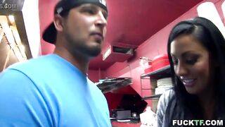 Marie McCray, Stevie Shae and Tiffany Brookes having gangang inside