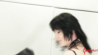 BONDAGE Whore Riding Strap-On Cock