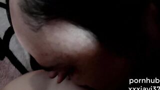 I Eat her Boobies MILKING while she Masturbates