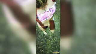 Vehicle Vagina Play inside Bikini