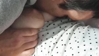 Licking Jugs MILKING and Dildo until Orgasm