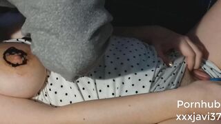 Licking Jugs MILKING and Dildo until Orgasm
