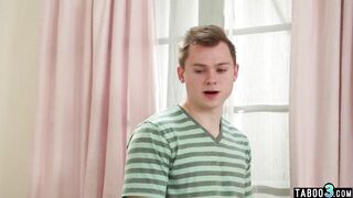 Angry milf stepmom Sloan Rider asks stepson and his mate