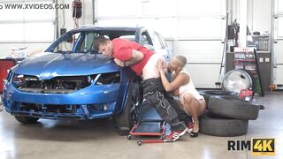 RIM4K. Anal Pleasure turned the vehicle mechanic on and he was