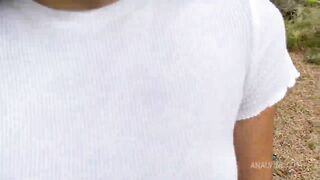 Anal painful casting for 19 y.o. petite french Candie JL048