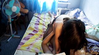 Short Cowgirl Sex Long Bouncing Titties inside Goddess Mesh -- Russian Private Funny Kitty