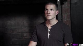 Filthy son Codey Steele discovered his dads BONDAGE concealed and