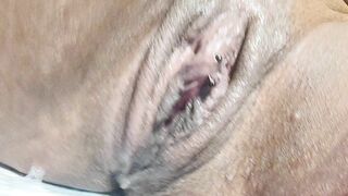 Little JOI Upclose on my Tight Twat and Booty come Jack your Penis and Cum with a few Licks