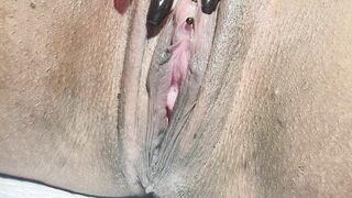 Little JOI Upclose on my Tight Twat and Booty come Jack your Penis and Cum with a few Licks