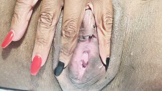 Little JOI Upclose on my Tight Twat and Booty come Jack your Penis and Cum with a few Licks