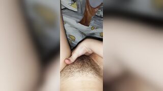 AMAZINGLY HOT SOAK KINKY LINGERIE DUE TO SQUIRT WHILE I WAS MASTURBATING MY TIGHT BUSHY VAGINA