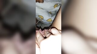 AMAZINGLY HOT SOAK KINKY LINGERIE DUE TO SQUIRT WHILE I WAS MASTURBATING MY TIGHT BUSHY VAGINA