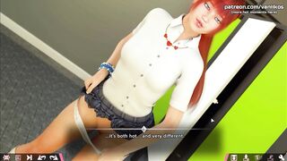 Double Homework | Her stepmom nearly caught her. Blonde 18yo