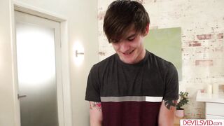 Stepson licks and anals big boobed stepmom