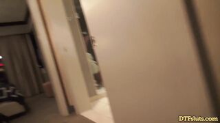 DTFsluts - Slender Natural 18 Yo Sophia Grace Screwed into Hotel