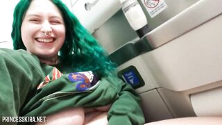 PRINCESS KIRA AIRPLANE MASTURBATION
