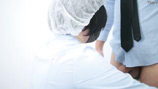 Nympho Nurse Blown A Long Penis And Gave Hooters Nailed