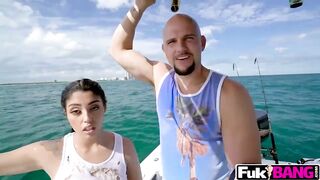 Vanessa Sky Into Cuban Cutie Booty on Boat