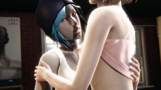 Life is Strange - Chloe and Maxine squirting orgasm -