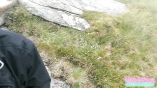 Fit Long Tit Cum Bimbo Gets Screwed and Creampied whilst Hiking up a Mountain