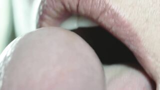 Close up Sexsual Tongue Fellatio
