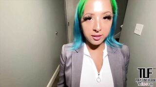 HOTEL MANAGER SPANISH BARBIE FUCKS big black cock