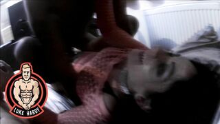 Interracial Lovers Invite Pornstar Luke Hardy to their House to Plowed!