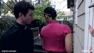 Reverend fucking stepmom and daughter