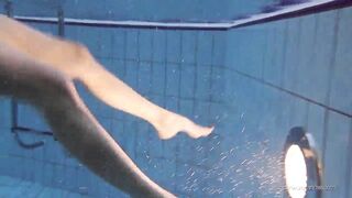 Nastya decided to do erotics underwater