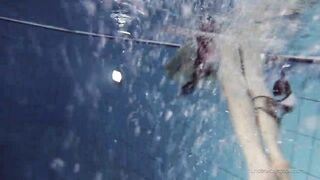 Nastya decided to do erotics underwater