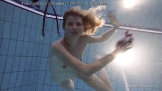 Nastya decided to do erotics underwater