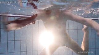Nastya decided to do erotics underwater