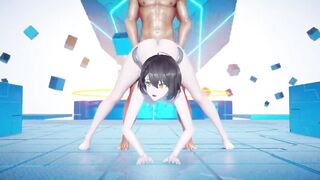 【MMD R-teen DANCE】BALTIMORE HOT SEX SWEET SATISFACTION JIZZED BUTT 大きなお尻 [MMD]