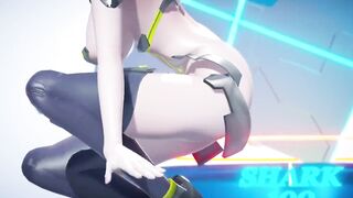 【MMD R-teen DANCE】BALTIMORE HOT SEX SWEET SATISFACTION JIZZED BUTT 大きなお尻 [MMD]