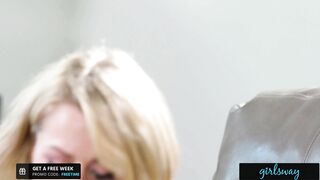 GIRLSWAY a Stranger came in my House to Squirt Everywhere!