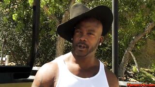 Nat Turnher is Bobbi's new ebony stepdad whom she bangs